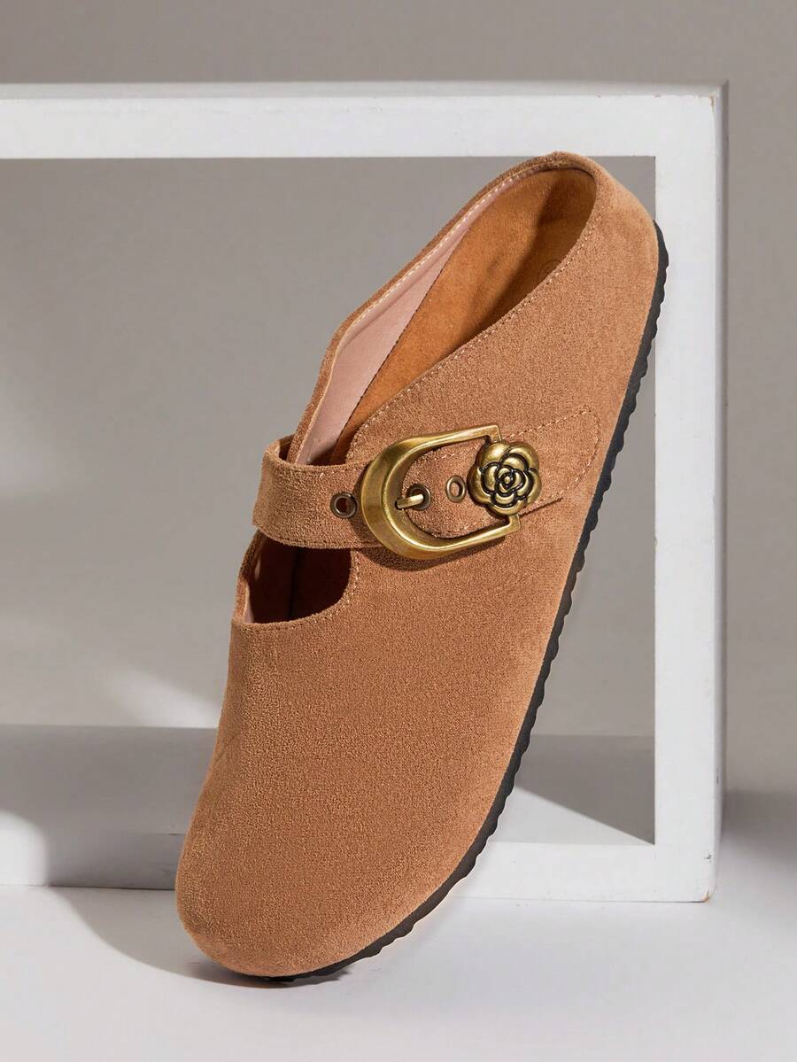 Women’s Cork Footbed Slide Clogs with Adjustable Buckle Strap | Comfortable Everyday Sandals