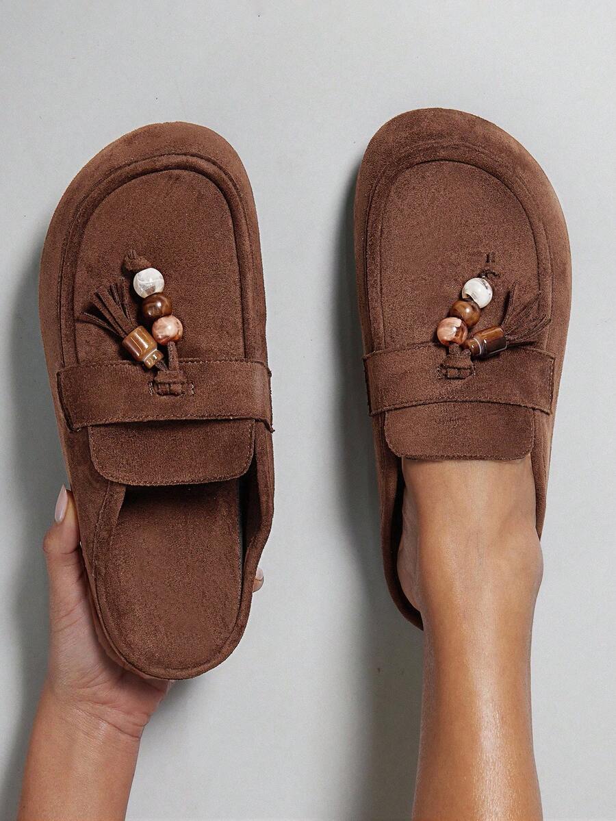 Women’s Cork Footbed Slide Clogs with Adjustable Buckle Strap | Comfortable Everyday Sandals
