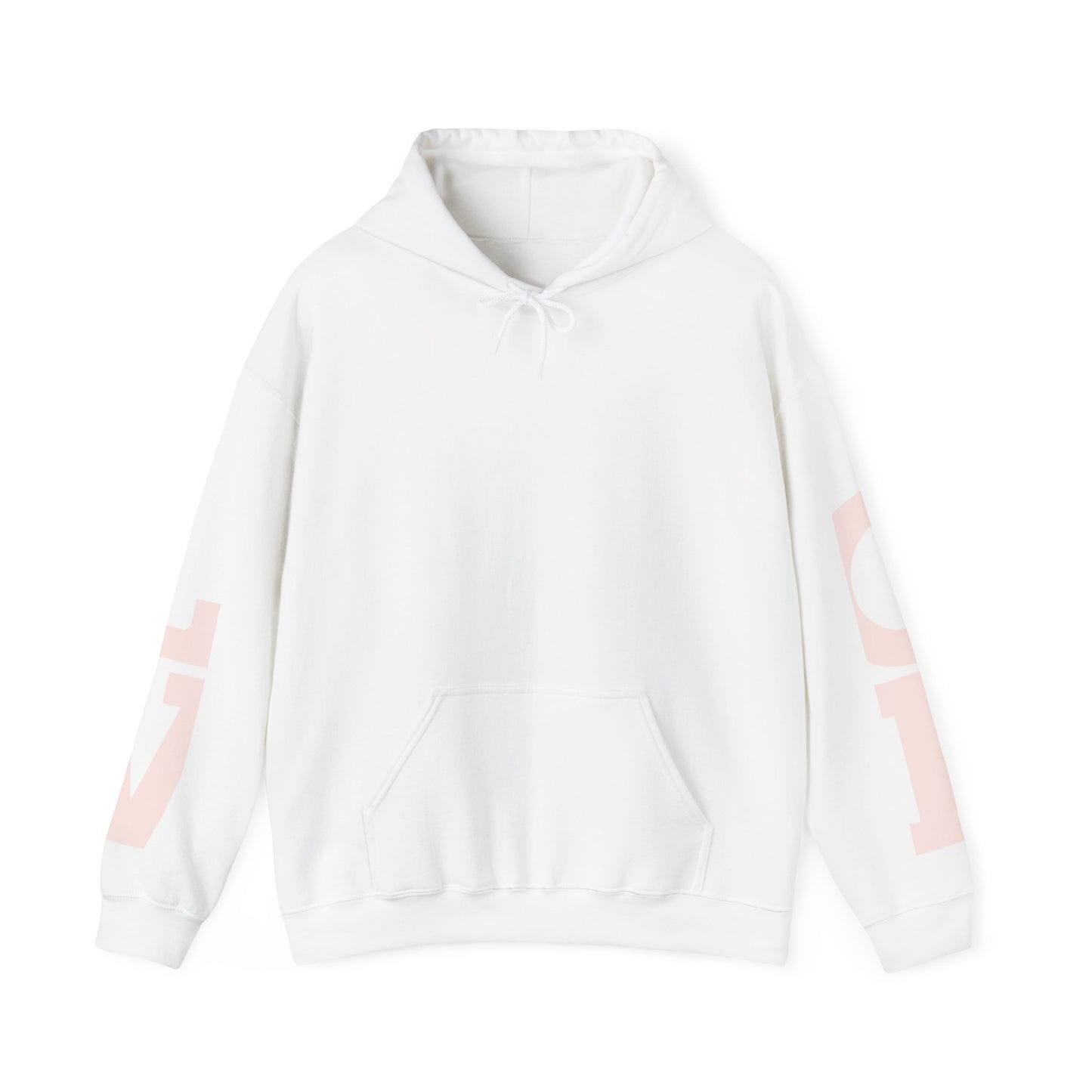 LOVE Hoodie — Minimal Pink Lettering Pullover