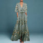 SOPHIA | ELEGANT EVENING DRESS WITH FLORAL PATTERN