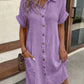 Sleeveless Vintage Shirt Dress
