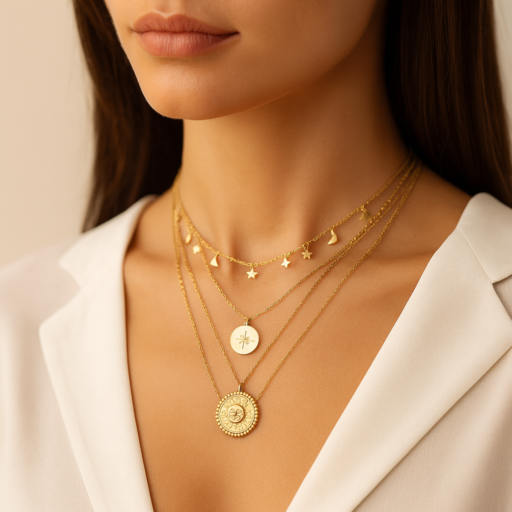 Sofie – Collana multilivello in argento