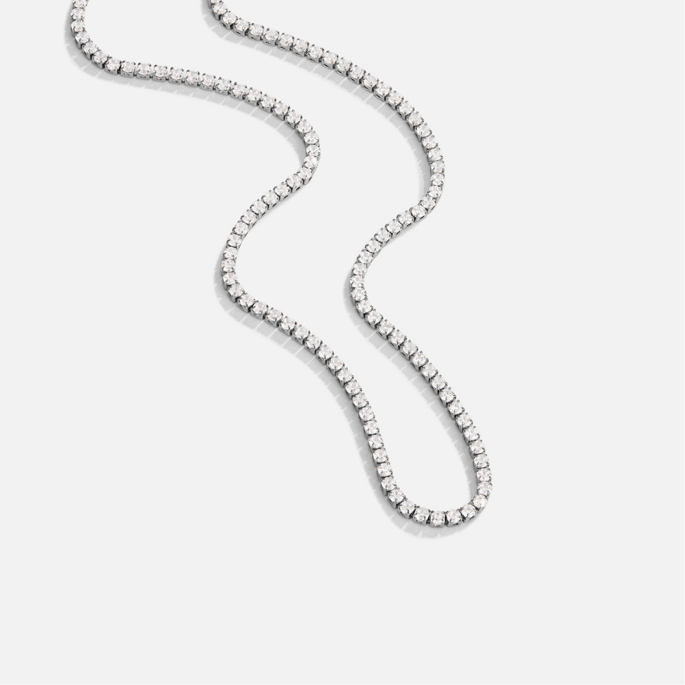 Viktorie – Collana dorata delicata con mini cristallo