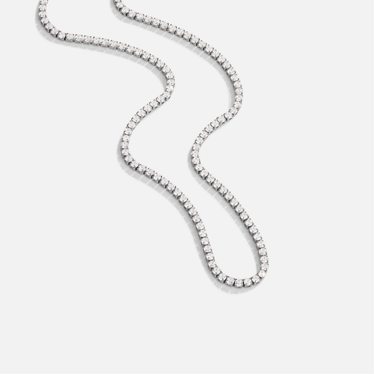 Viktorie – Collana dorata delicata con mini cristallo