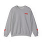 Valentine Heart Tic-Tac-Toe Crewneck Sweatshirt