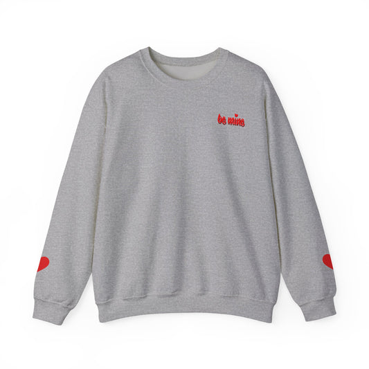 Valentine Heart Tic-Tac-Toe Crewneck Sweatshirt