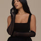 LUCKY | MINI BLACK VELVET DRESS