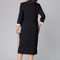 FENNA GRACE | ELEGANT V-NECK MIDI DRESS