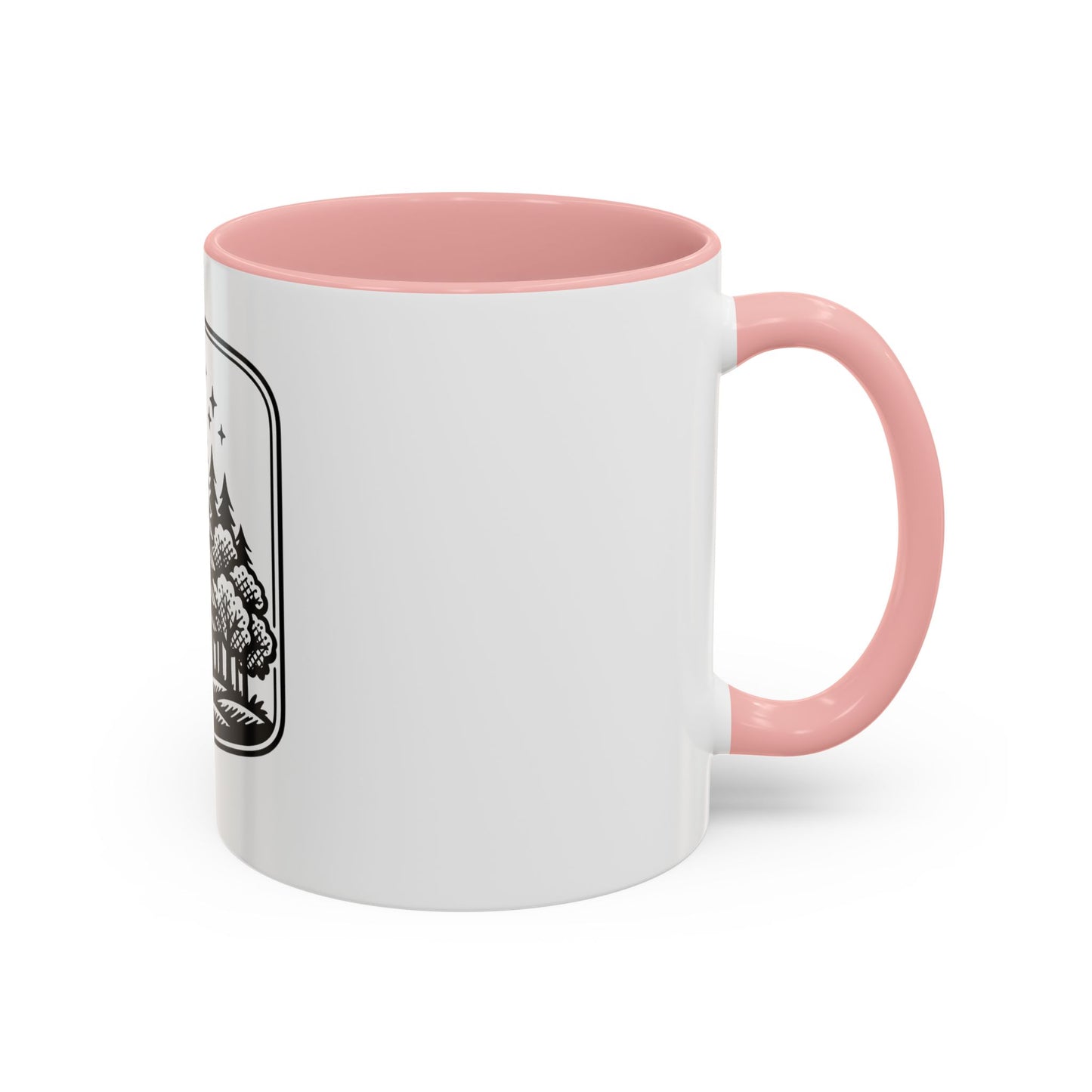 Forest Night Coffee Mug — Moon & Pines Accent Ceramic Mug