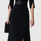 BLYTHEWYN | CLASSIC BLACK MIDI DRESS