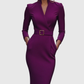 CLARIBEL | REFINED MIDI DRESS