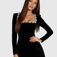 TALITHAEN | CRYSTAL-ADORNED EVENING GOWN