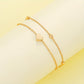 SIMPLE HEART NECKLACE & BRACELET SET