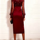 AVANNA | PEARL-DESIGNED MESH DRESS