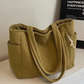 SYLVA | RIBBED TOTE BAG WITH CORD DETAIL