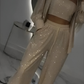 FIORALBA | SEQUIN LOUNGE SET – THREE PIECE
