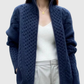 EVARINE | CABLE-KNIT CARDIGAN