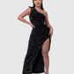 LILLIAN | LUXE ONE-SHOULDER EVENING DRESS