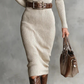 AMMINA™ | RIBBED KNIT WINTER DRESS