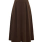 CELINE BLOOM | ELEGANT BELTED PENCIL SKIRT
