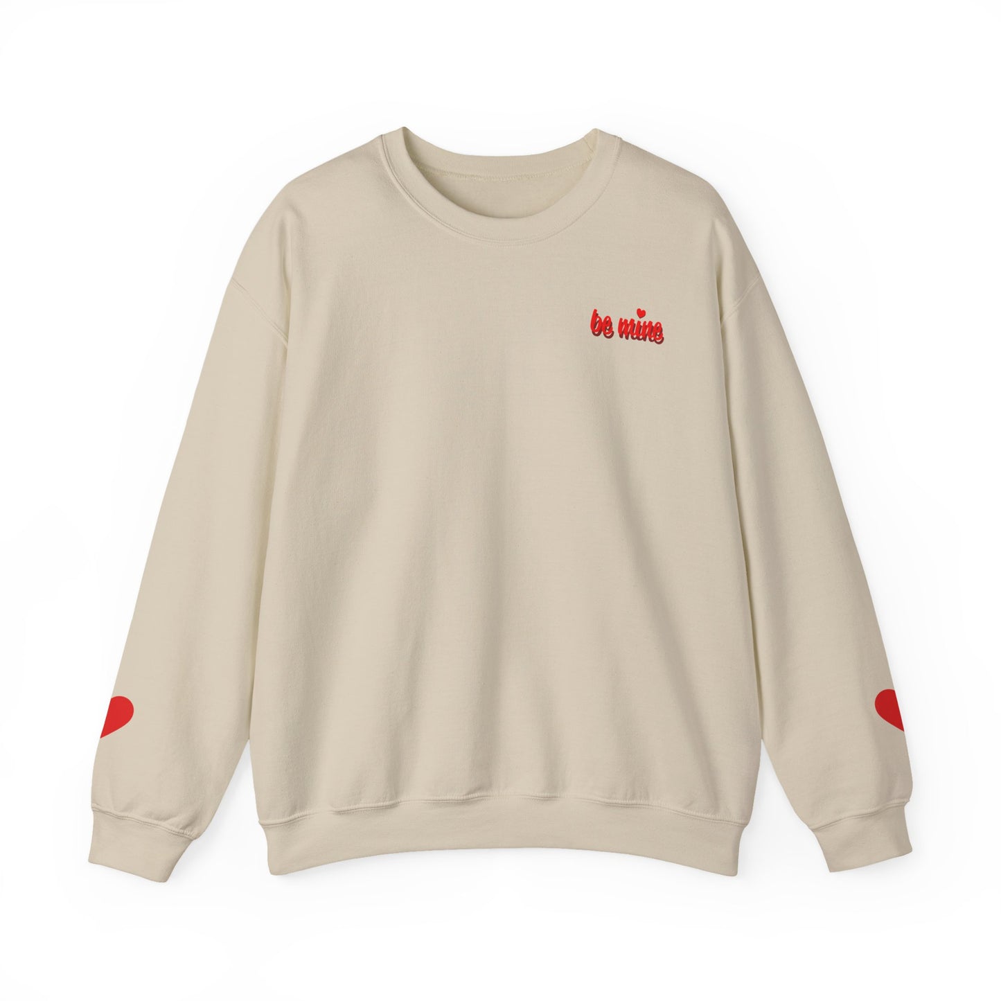 Valentine Heart Tic-Tac-Toe Crewneck Sweatshirt
