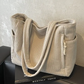 SYLVA | RIBBED TOTE BAG WITH CORD DETAIL