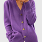 LIORA | HEART BUTTON CARDIGAN