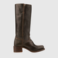 LERELIA | LEATHER KNEE-HIGH BOOTS