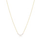 Juliana – Collana dorata dalla struttura minimalista