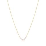 Juliana – Collana dorata dalla struttura minimalista