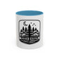 Forest Night Coffee Mug — Moon & Pines Accent Ceramic Mug