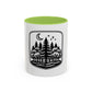 Forest Night Coffee Mug — Moon & Pines Accent Ceramic Mug