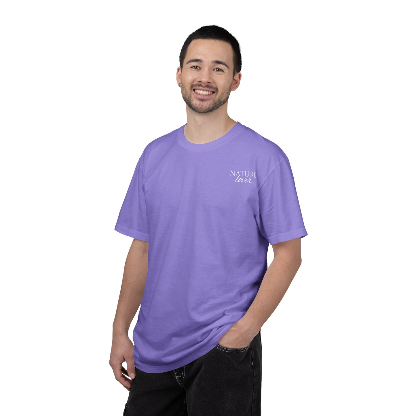 Nature Camp T-Shirt — Forest Night Badge Graphic