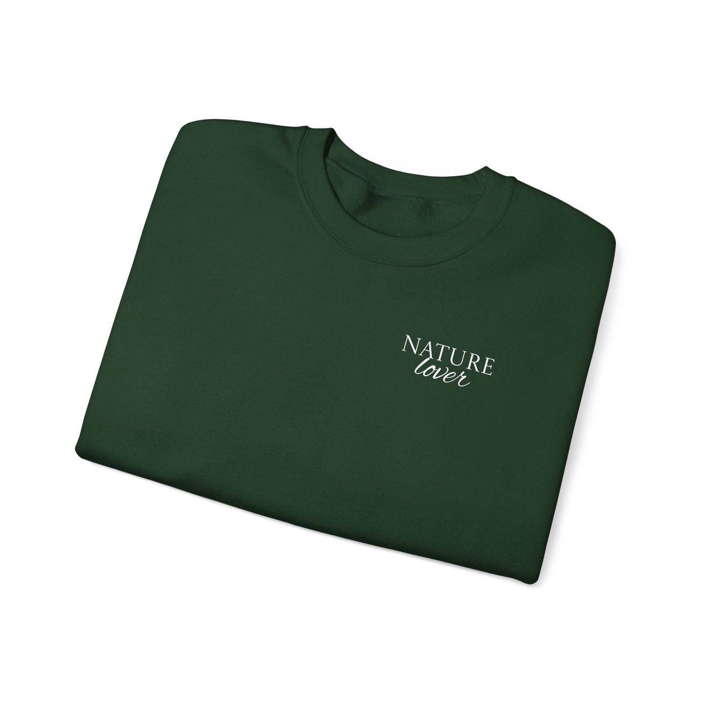 Forest Night Crewneck | Nature-Inspired Forest Green Sweatshirt