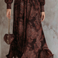 ELOISE | PAISLEY ZIP-WAIST MAXI DRESS