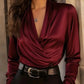 ROSALYN | ELEGANT V-NECK TOP