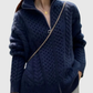 EVARINE | CABLE-KNIT CARDIGAN