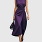 CLARIMOND | ELEGANT ROUND NECK DRESS