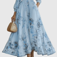 ROWELLA | ELEGANT PLEATED MAXI DRESS