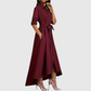 LIVIENNE | ELEGANT BUTTON-FRONT MAXI DRESS