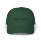 Customizable Classic Dad Cap — Personalized Embroidered Text Baseball Hat