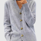 LIORA | HEART BUTTON CARDIGAN