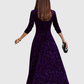 VESPERA | GRACEFUL FLORAL MIDI DRESS