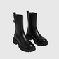 HELENA | BUCKLE CHUNKY ANKLE BOOTS