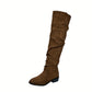 IONE | FASHIONABLE OVER-THE-KNEE BOOTS WITH STACKED HEEL