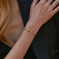 HEART-SHAPED GOLD BRACELET