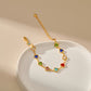 HEART-SHAPED GOLD BRACELET