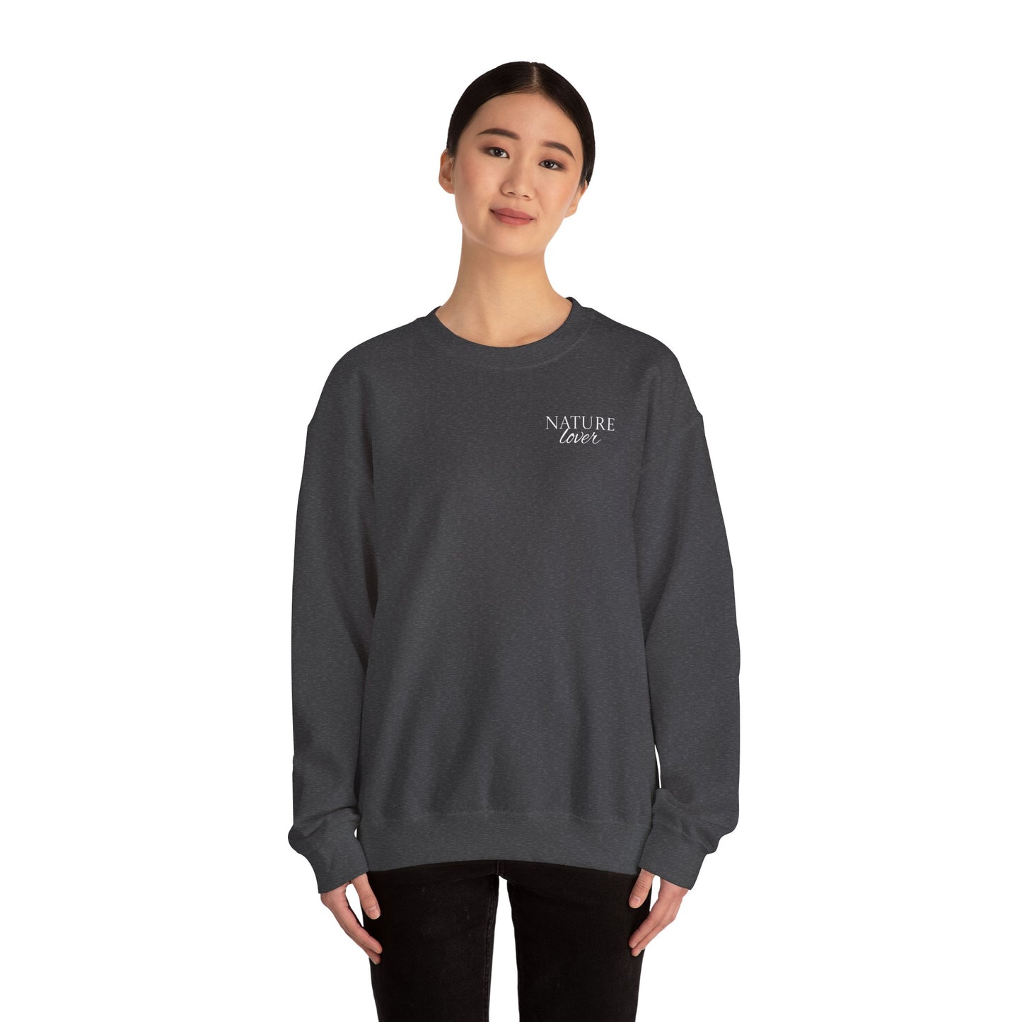 Forest Night Crewneck | Nature-Inspired Forest Green Sweatshirt