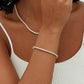 MOISSANITE GOLD TENNIS BRACELET