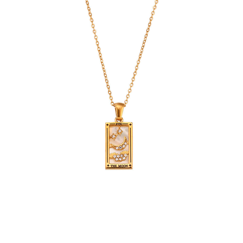 Sabina – Collana dorata con pendente discreto